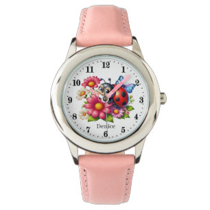 Schattigee meisjes lieveheersbeestjes liefhebbers  horloge