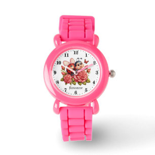 Schattigee meisjes lieveheersbeestjes liefhebbers  horloge