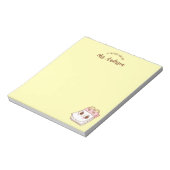 Schattigee meisjes retro leraar terug naar school notitieblok (Gedraaid)