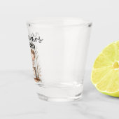 Schattigee meneer en mevrouw bruid en bruidegom me shot glas (Rechts)