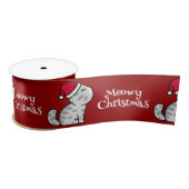 Schattigee Meowy Kerstman Katten Lint (Spoel)