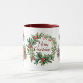 Schattigee Merry Boxer Dog Christmas Mok (Midden)