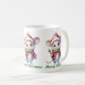 Schattigee Merry Christmas Mouse Mok (Voorkant rechts)