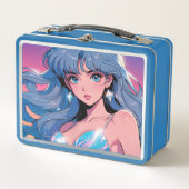 Schattigee metalen lunchbox (Voorkant)