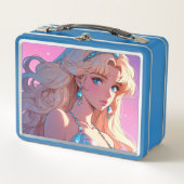 Schattigee metalen lunchbox (Voorkant)