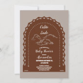 Schattigee Mexicaanse Cielito Lindo Baby shower Kaart (Voorkant)