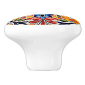 Schattigee Mexicaanse stijl crafting Keramische Knop (Zijkant)