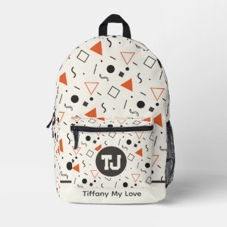 Schattigee middelbare school sportieve meisjes rug bedrukte rugzak