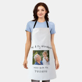 Schattigee mij & mijn opa Foto Schort (Gedragen)