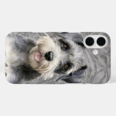 SCHATTIGEE MINIATUUR SCHNAUZER PUPPY DOG Case-Mate iPhone CASE (Achterkant (horizontaal))