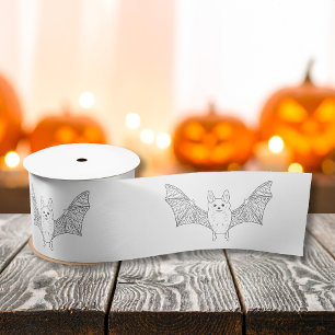 Schattigee Minimal Bat Met Wings Line Art Hallowee Lint
