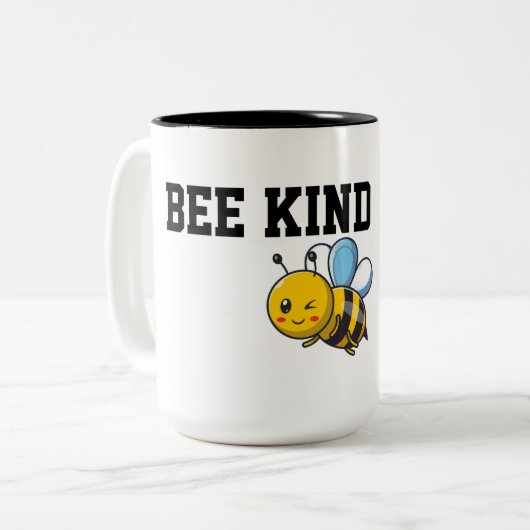 Schattigee minimalistische canvas tas tweekleurige koffiemok (Voorkant links)