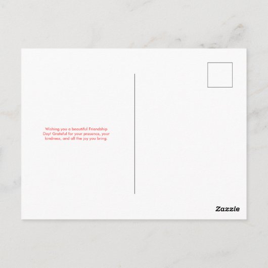Schattigee minimalistische Pinky Promise Vriendsch Briefkaart (Achterkant)