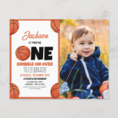 Schattigee moderne basketbal budget foto 1e verjaa (Voorkant)