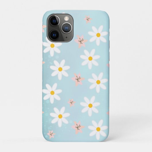 Schattigee moderne Daisy leliebloem Rustiek naadlo Case-Mate iPhone Case (Achterkant)