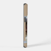 Schattigee moderne Engelse Springer Spaniel Dog Ar iPhone 15 Hoesje (Rechterkant)