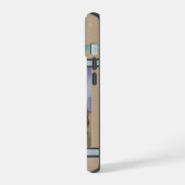 Schattigee moderne Engelse Springer Spaniel Dog Ar iPhone 15 Hoesje (Linkerkant)