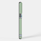 Schattigee moderne flat-coating Retriever Dog Art iPhone Hoesje (Rechterkant)