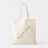 Schattigee moderne fotocollage beste oma ooit tote bag (Achterkant)