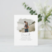 Schattigee Moderne Minimalist Doe mee Opslaan van Save The Date (Staand voorkant)