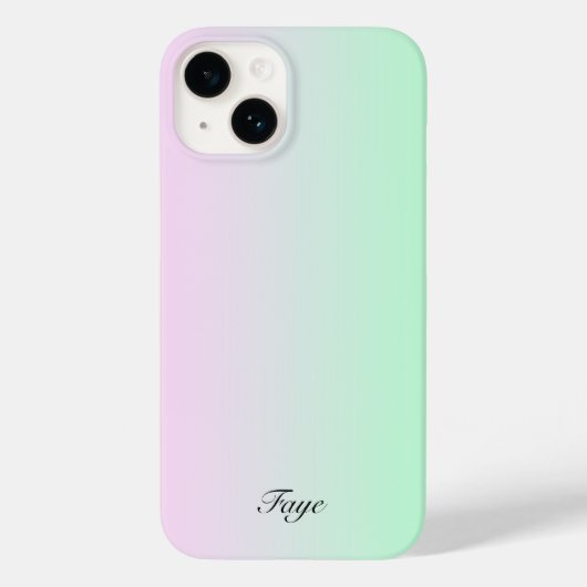 Schattigee Moderne Rainbow gradiënt kleur achtergr Case-Mate iPhone Case (Achterkant)
