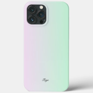 Schattigee Moderne Rainbow gradiënt kleur achtergr iPhone 13 Pro Max Hoesje
