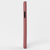 Schattigee moderne Waterverf gradiënt effen rode k Case-Mate iPhone Case (Achterkant/rechts)