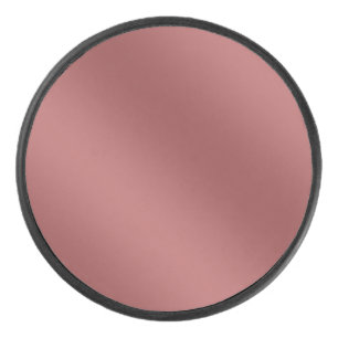 Schattigee moderne Waterverf gradiënt effen rode k Hockey Puck