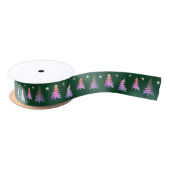 Schattigee moderne winterroze kerstbomen lint (Spoel)