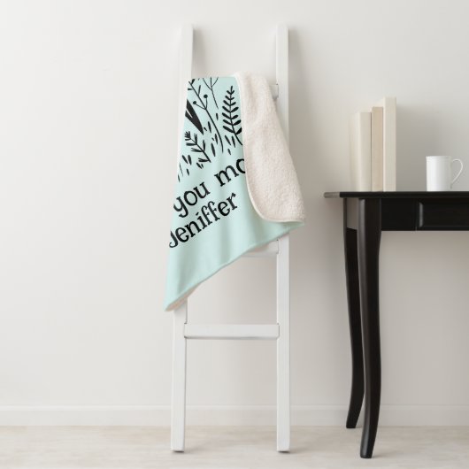 Schattigee moeder & dochter knuffelen Moederdag bl Sherpa Deken (In situ)