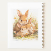 Schattigee Moeder en Baby Konijnen Planner (Achterkant)