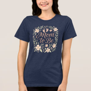 Schattigee moeder om kraamshirt stijlvol en zacht  Tri-Blend shirt