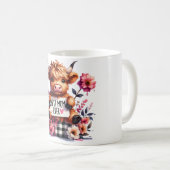 Schattigee Moederdag Quote/Koe Koffiemok (Voorkant rechts)