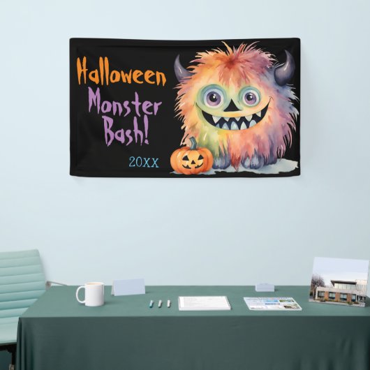 Schattigee Monster Bash Halloween Party Spandoek (Beurs)