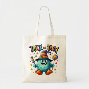 Schattigee Monster Snoep Collectie Trick or treat  Tote Bag