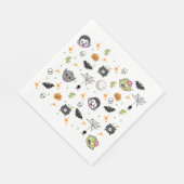 Schattigee Monster Theme Papieren servetten (Hoek)