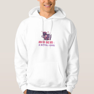 Schattigee MOO DENG ROYAL HIPPO Hippo Theme Zoolog Hoodie