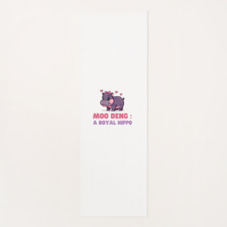 Schattigee MOO DENG ROYAL HIPPO Hippo Theme Zoolog Yogamat