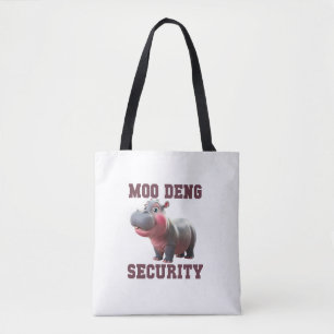 Schattigee MOO DENG SECURITY Dad Baby Hippo Papa O Draagtas