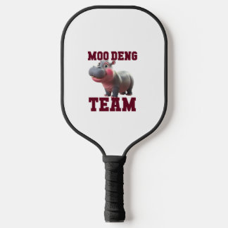 Schattigee MOO DENG TEAM Baby Hippo Squad Meisjes  Pickleball Paddle