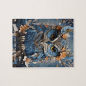 Schattigee Mooie Boho Uil Legpuzzel (Horizontaal)