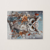 Schattigee Mooie Boho Uil Legpuzzel (Horizontaal)