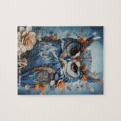 Schattigee Mooie Boho Uil Legpuzzel (Horizontaal)