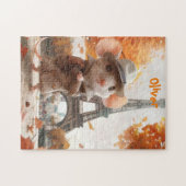 Schattigee muis in Paris Sunny Day Legpuzzel (Horizontaal)