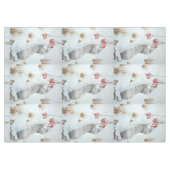 Schattigee muissneeuwscène voor Kerstmis Tafelkleed (Voorkant (Horizontaal))