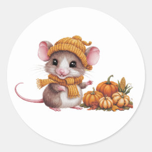 Schattigee muisStickers Ronde Sticker