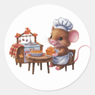 Schattigee muisStickers Ronde Sticker