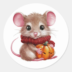 Schattigee muisStickers Ronde Sticker