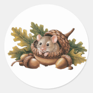 Schattigee muisStickers Ronde Sticker