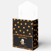 Schattigee mummie met Jack-o'-Lantern Patroon Hall Bedankdoosjes (Open)